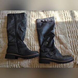 Sun + Stone Black Combat Boots